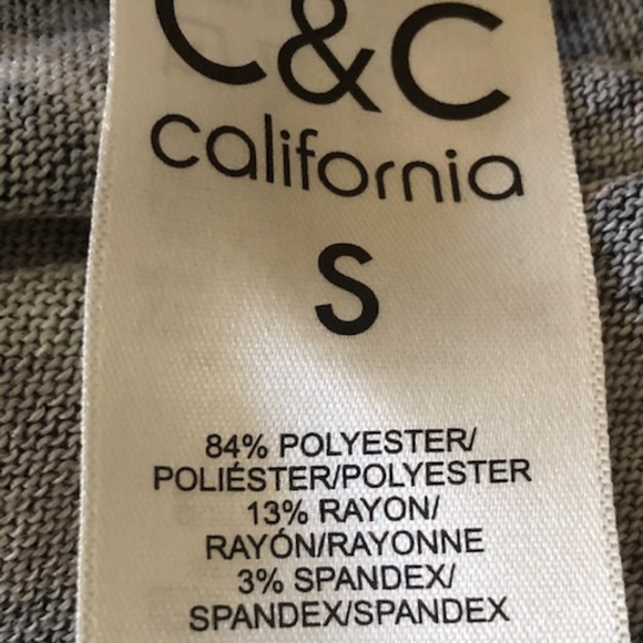 Women's C & C California Leopard Print Top S - Picture 8 of 9